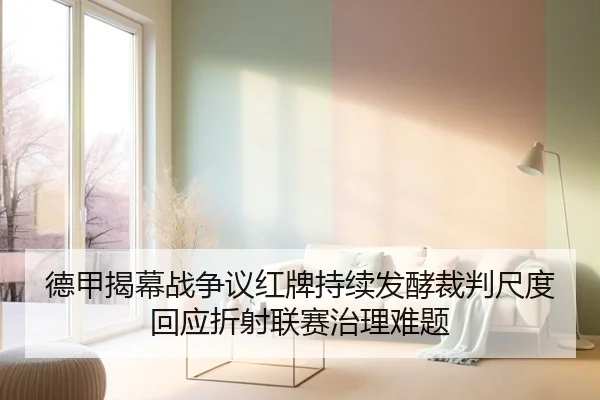 德甲揭幕战争议红牌持续发酵裁判尺度回应折射联赛治理难题